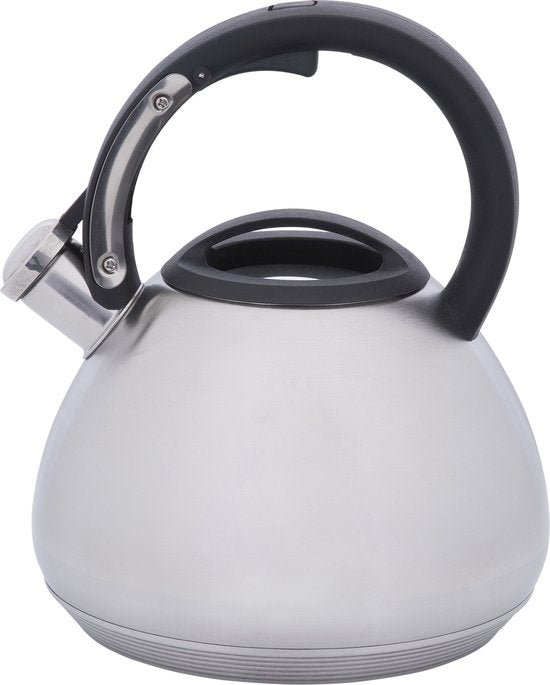 Bouilloire sifflante - Resto - 2,7L - Acier inoxydable - Induction - Argenté