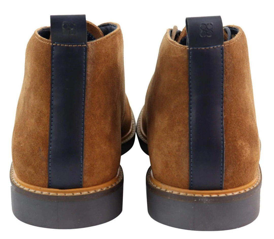 Cavani Chukka Boots Men - Tige en daim et laçage - Taille 44 - Tan