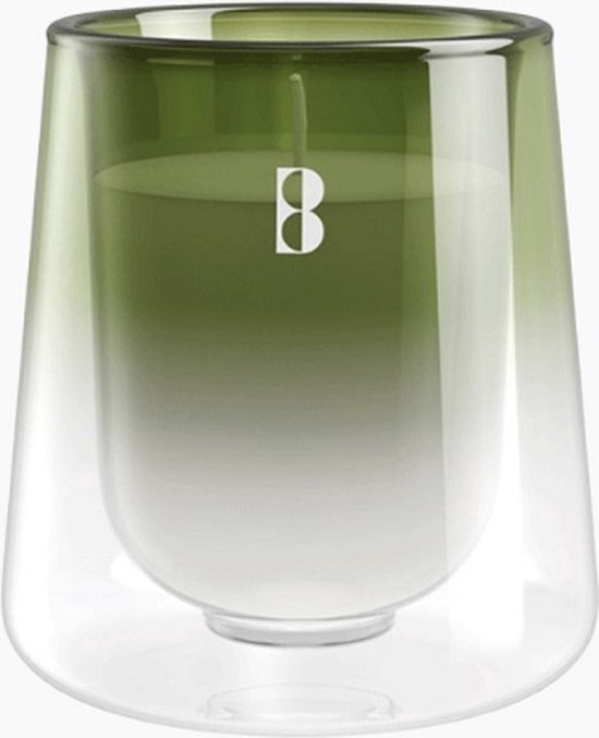 4 pièces Bolsius cleanlight verre transparent 115/55 avec recharge (20 heures) Gardenia - Fig