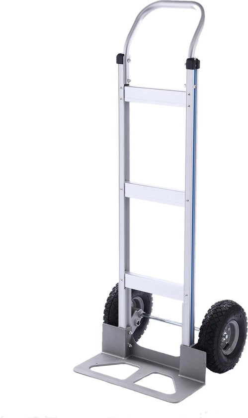 BRASQ Chariot pliable en aluminium - Capacité 250 KG - Chariot de transport - Chariot à plate-forme - Chariot