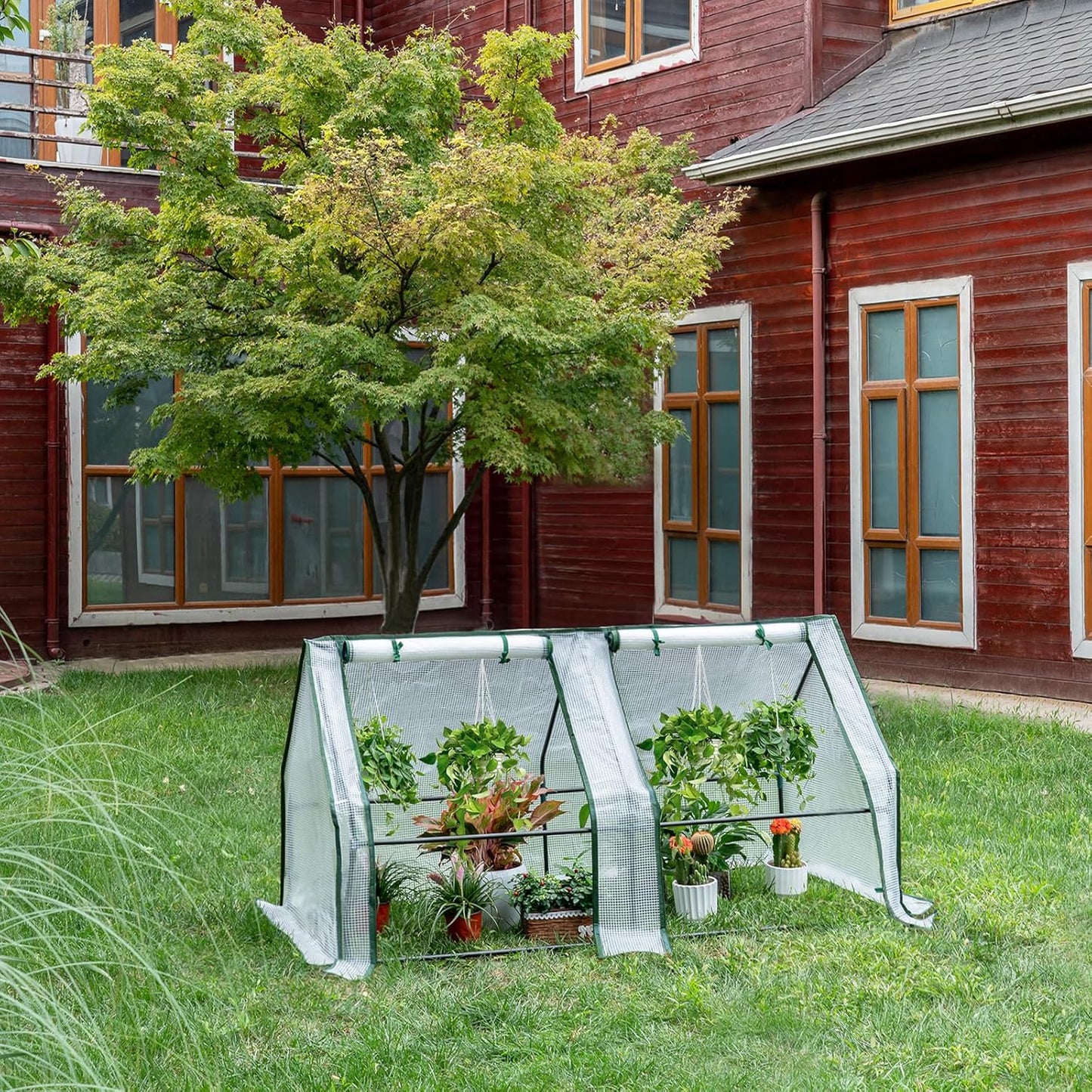 Serre en film plastique Woltu - 180 x 90 x 90 cm - Transparent