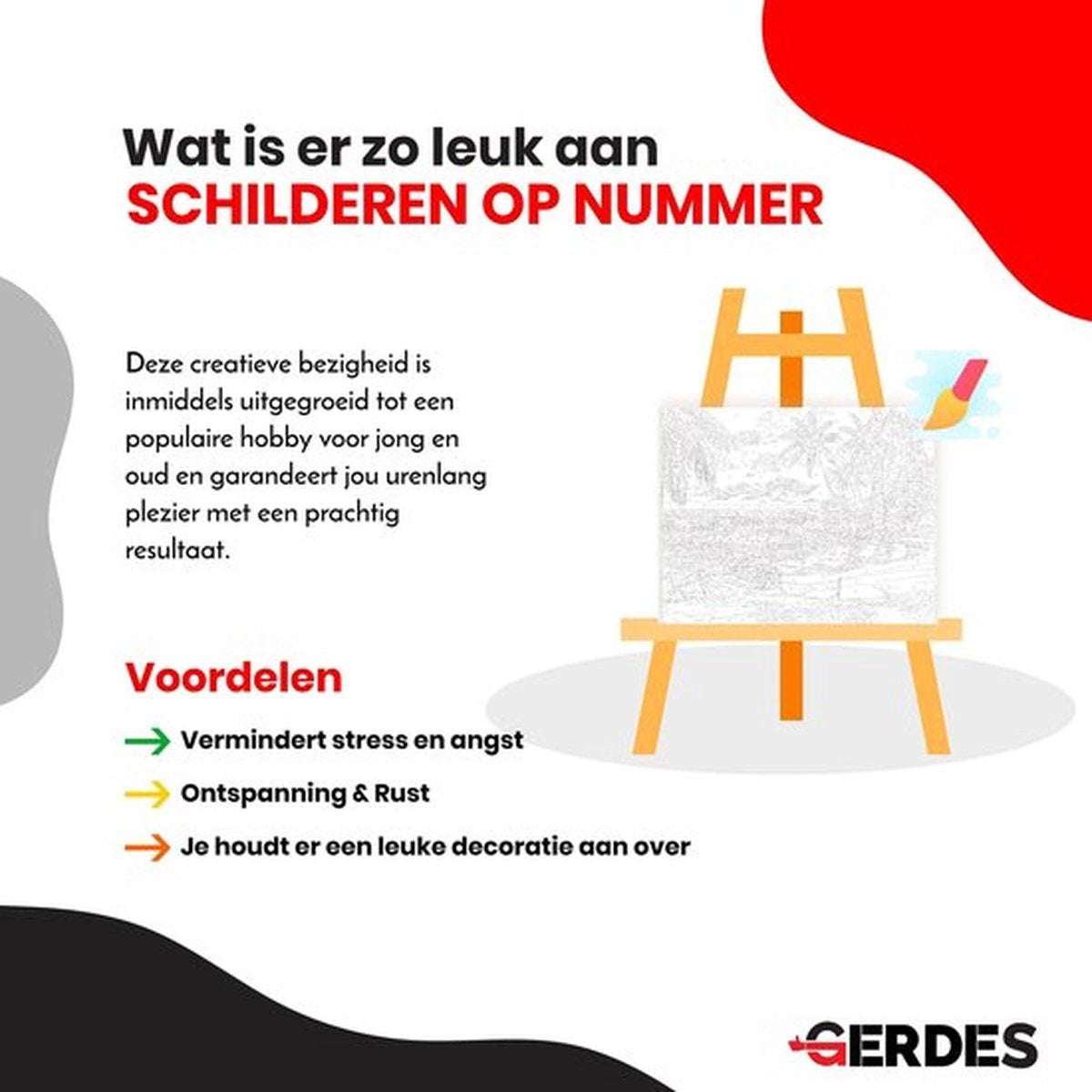 Peinture sur chiffres adultes - Venise - Italie - Gondole - Peinture sur chiffres - 40x50cm