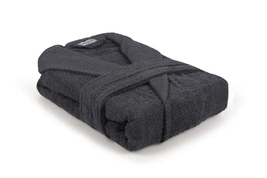 Capa Home - Peignoir - 100% coton - Gris foncé