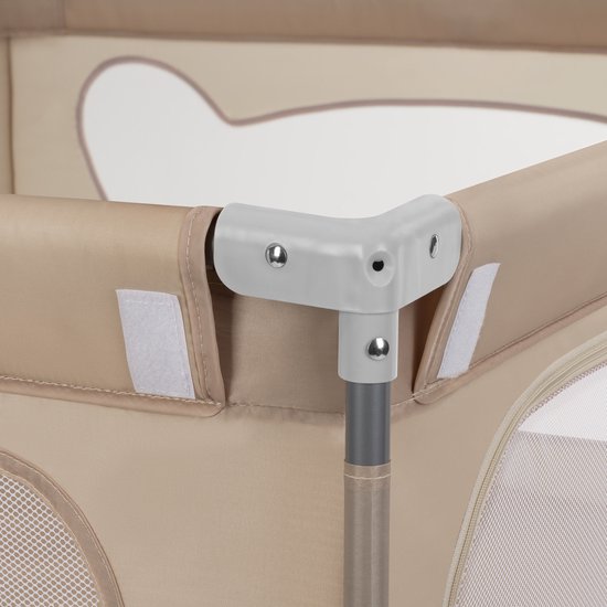 Lionelo Florence Easy Fold - Parc pour bébé – Se replie très rapidement – 150 x 180 cm – Pour la maison et le jardin – 0 à 48 mois – Parc sécurisé – Sac de transport – Compact une fois plié – Parc de jeu avec filet respirant – 2 entrées latérales à fermet