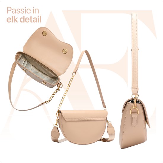 Aramae® - Sac à main pour dames - Pochette pour dames - Sac pour le corps - Pochettes - Sac à bandoulière - Sac de soirée - Kaki