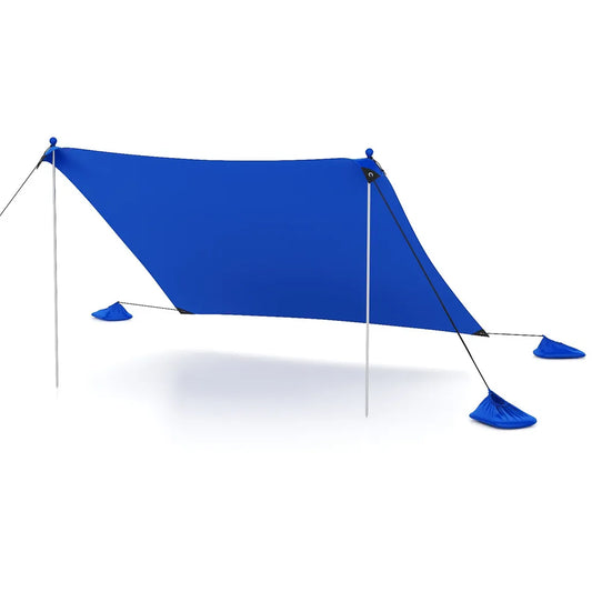 Tente de plage Coast - Portable - Anti-UV - UPF50+ - 300x300cm - Bleu