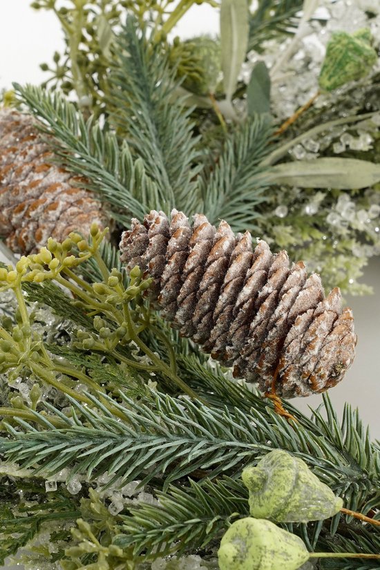 Maison des Saisons Couronne de Noël Alva - Ø40 cm - Vert