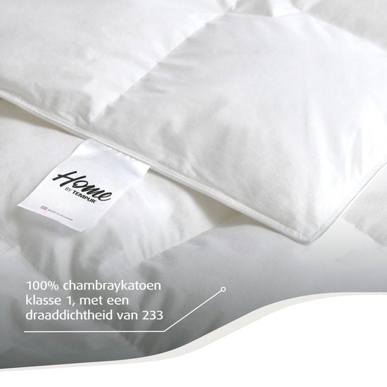 HOME by TEMPUR® Duvet - couette en duvet - 260 x 240 cm - couette d'été - couette légère - lavable