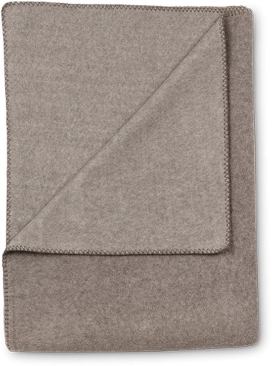 Kayori Sagano Plaid Bamboo - Couverture - Plaid 150 x 220 cm - Pour l'extérieur et l'intérieur - Marron foncé