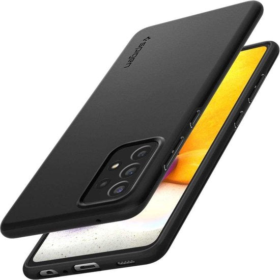 Spigen - Convient à l'étui Samsung Galaxy A72 Case - Back Case Thin Fit Black