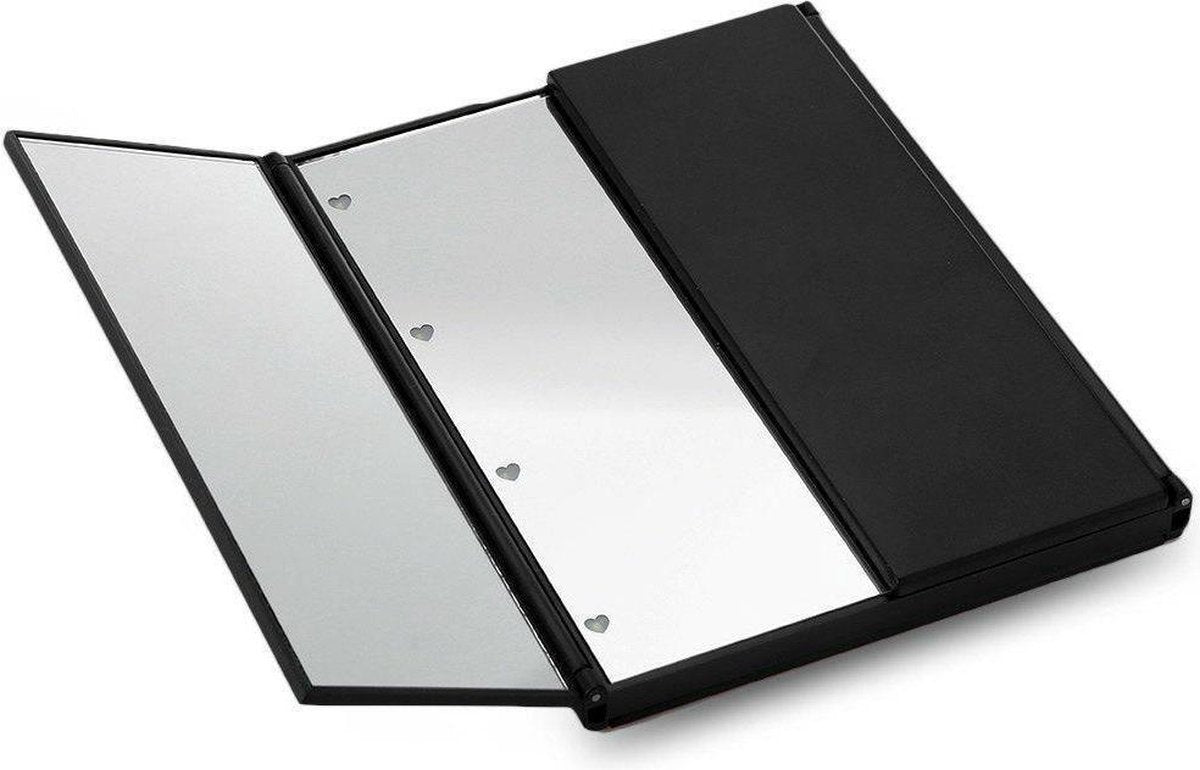 Fuegobird Spiegel met LED Dragen verlichting - Make-upspiegel - Zwart