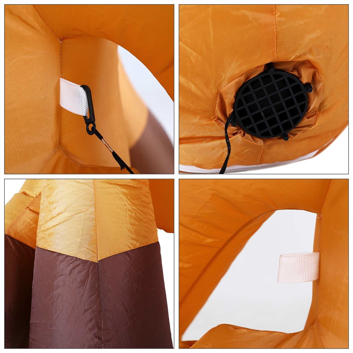 Renne autogonflant XL - 180 cm 6 LED incluses