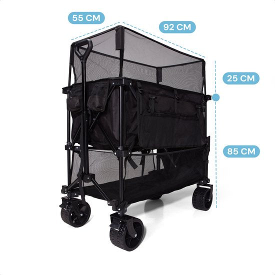 Mr Fold Bolderkar - XXL - Pliable - 400L - Vert