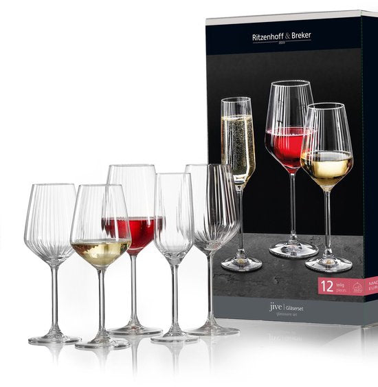 Service de verres Jive Luxe – 12 pièces | Ritzenhoff & Breker