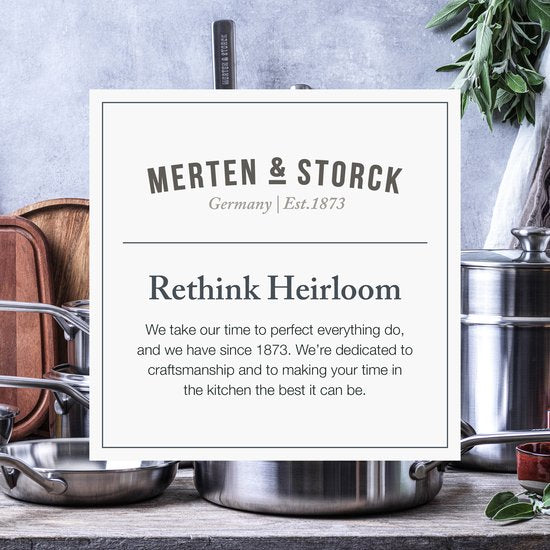 Merten & Storck Batterie de cuisine en acier inoxydable 4 pièces