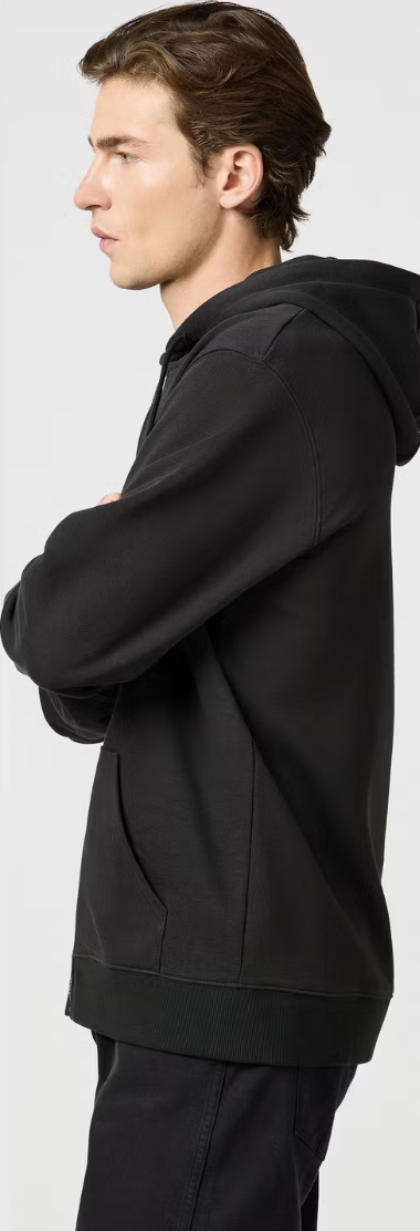 Wrangler Graphic Zip Hoodie 112362888 - Faded Black - Taille L