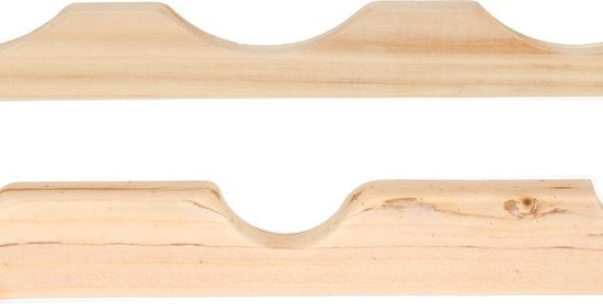 Porte-bouteilles - Hauteur 55 cm - Bois - 16 bouteilles