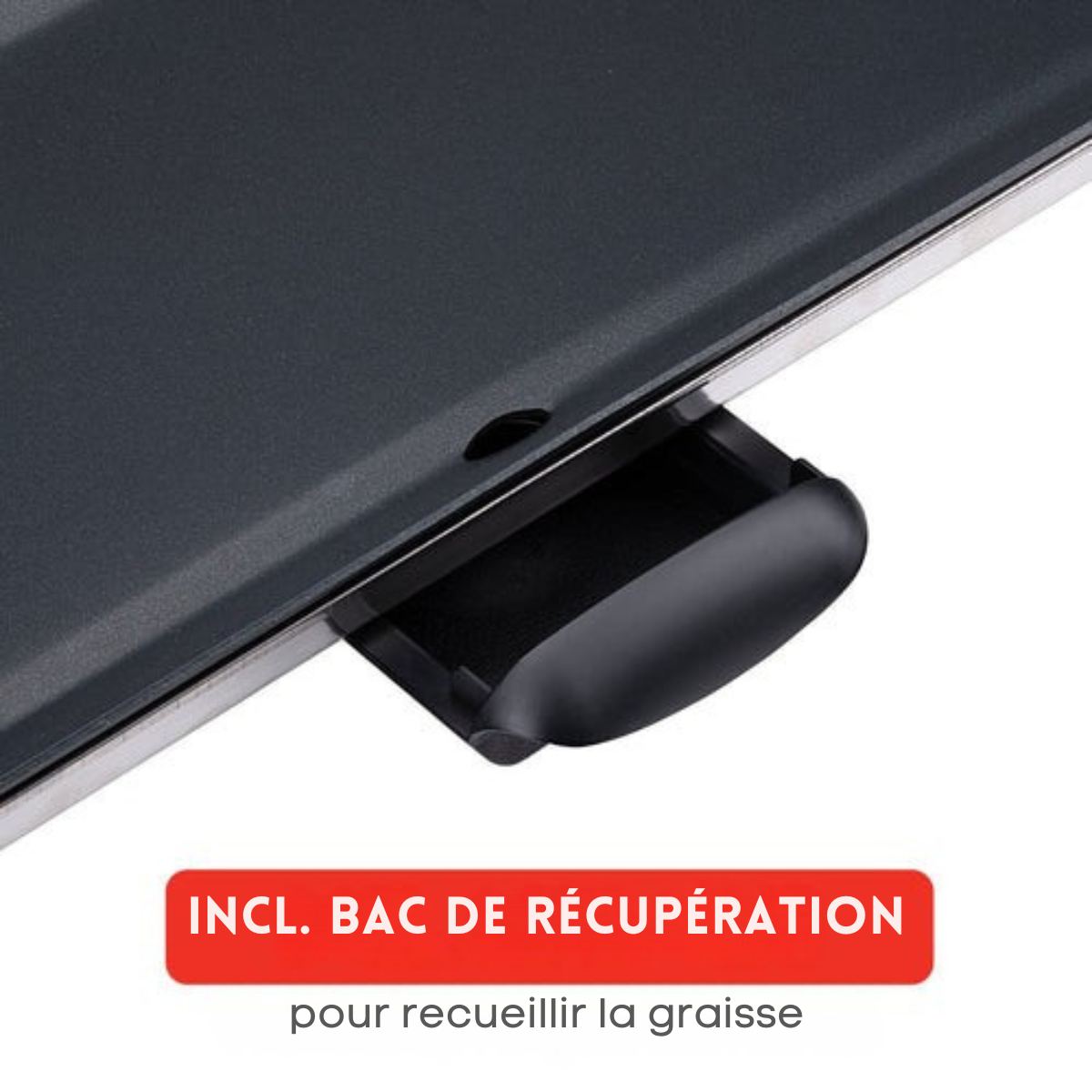 Plaque Teppanyaki XXL - Alpina - Plaque de cuisson - 100x20 cm - 2000 W - Thermostat réglable - Revêtement antiadhésif - Noir