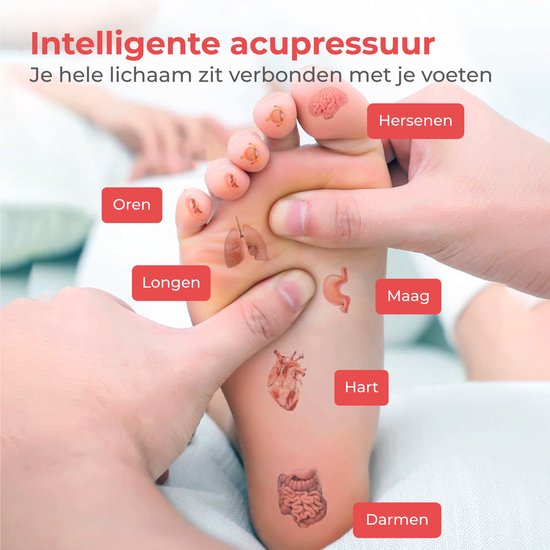 Nuvance - Appareil de massage des pieds avec écran - Tapis de massage EMS - Stimule la circulation - Appareils de massage - Sans fil - 54 positions - Noir