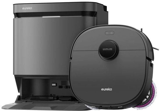 Eureka J15 Pro Ultra Black - Robot aspirateur avec fonction de lavage - autonettoyant - navigation intelligente
