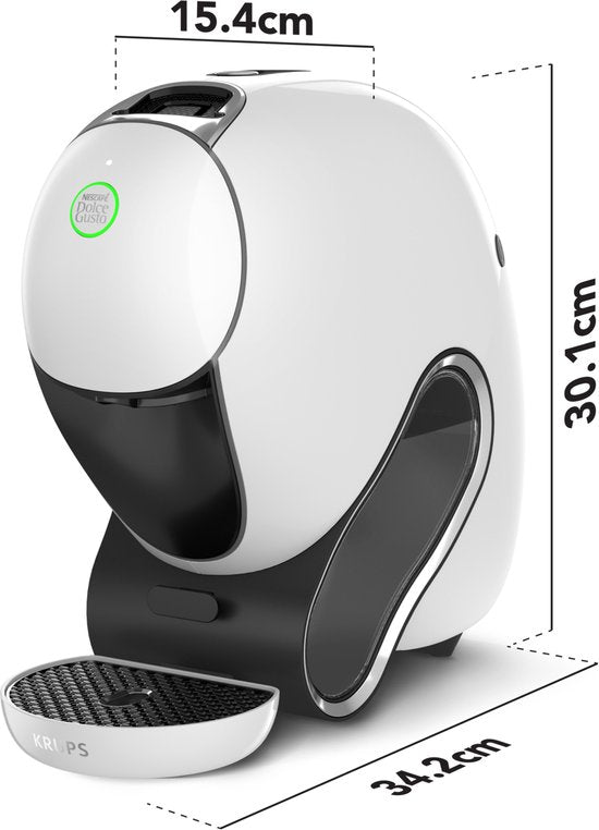 Krups NESCAFÉ Dolce Gusto NEO YY5677 - Machine à café Caffè - Blanche - Spécialement conçue pour les amateurs de café noir
