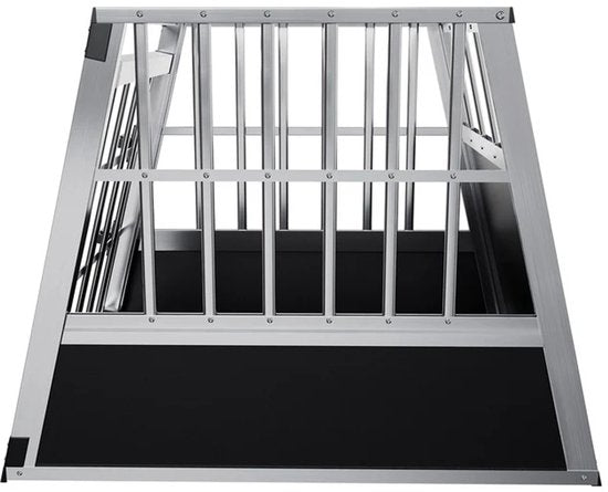 Boîte de transport pour chiens en aluminium - L