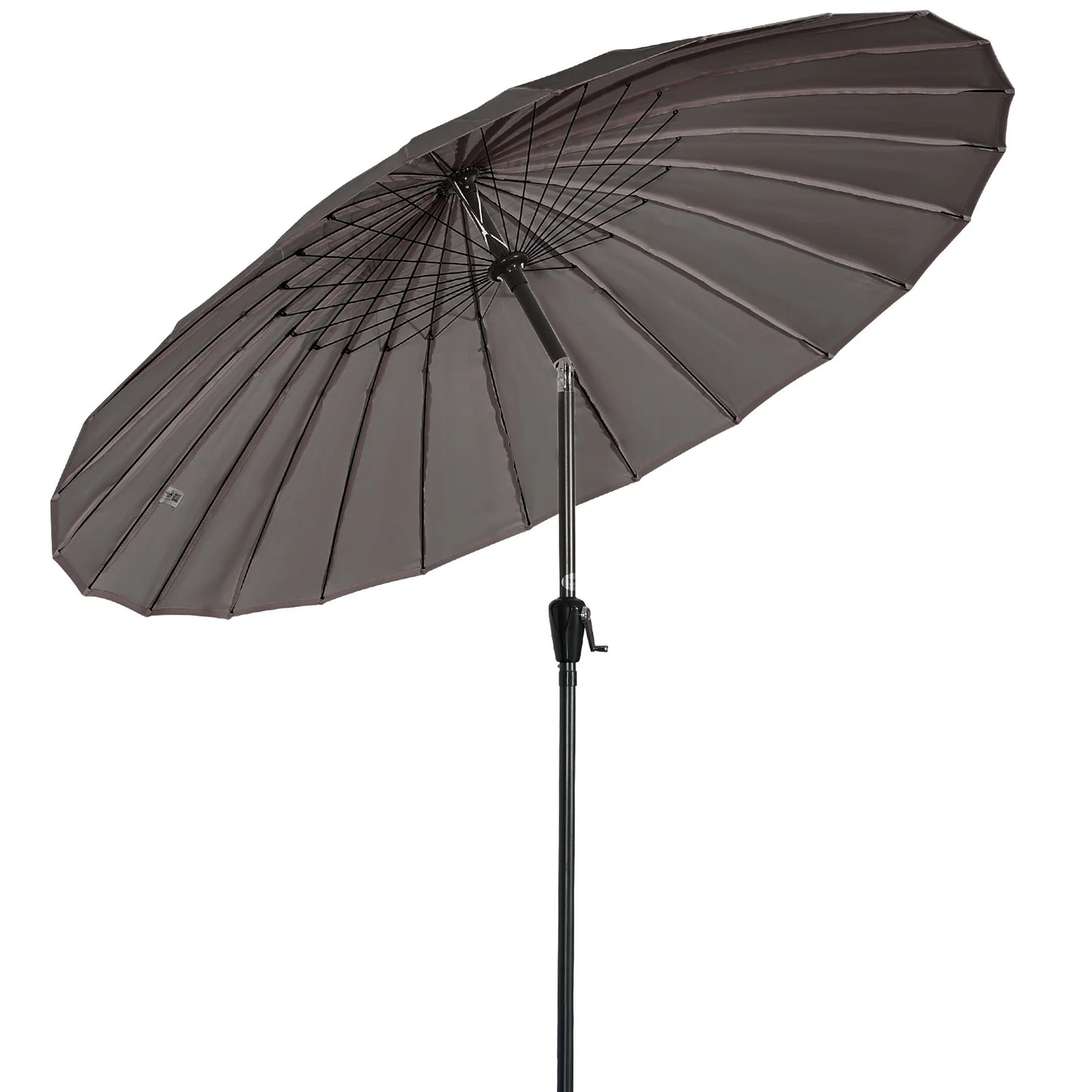 Angel Living – Parasol de jardin inclinable de 250 cm, vert pomme – Manivelle, protection UV, armature en aluminium