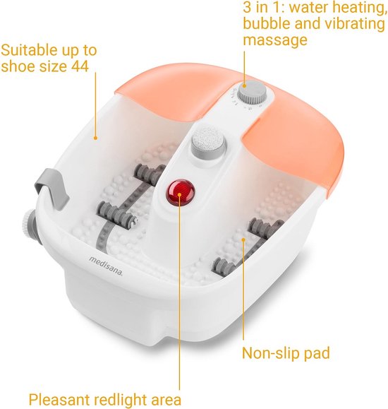 medisana FS 883 - Bain de pieds à bulles