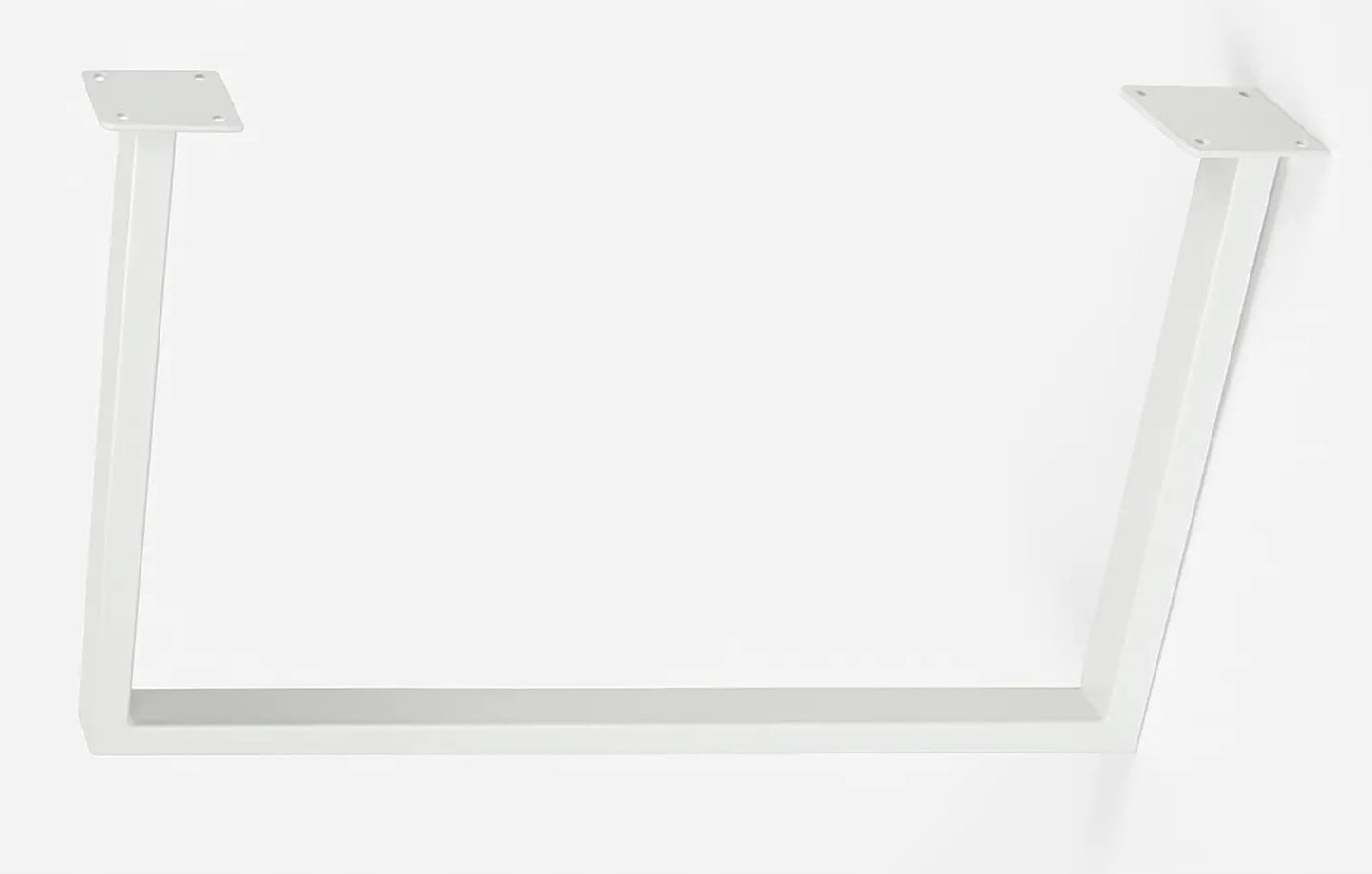 Porte-manteau mural eSituro rectangulaire - Blanc - 114 x 6 x 30 cm