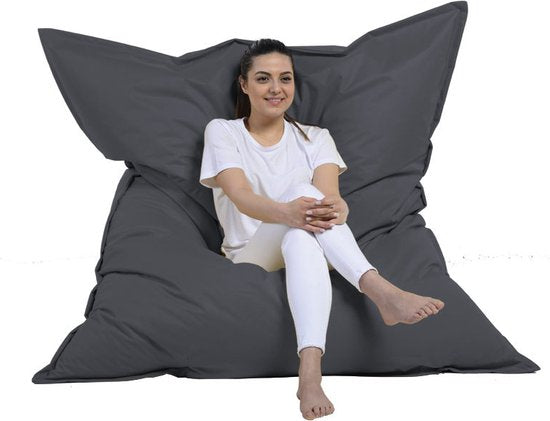 Asir - Coussin de jardin - Fumée - 180 x 140 x 30