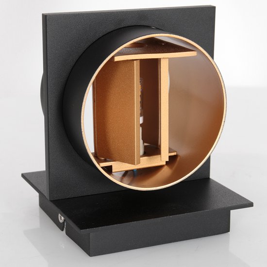 Steinhauer applique Muro - noir - métal - 3366ZW