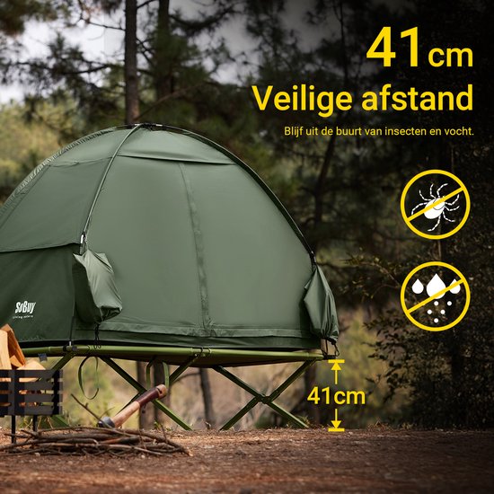 SoBuy Tente de camping gonflable - design multifonctionnel - 193x161cm - OGS32-II-GR