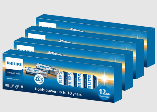 48x Philips Ultra Alkaline Battery | AA