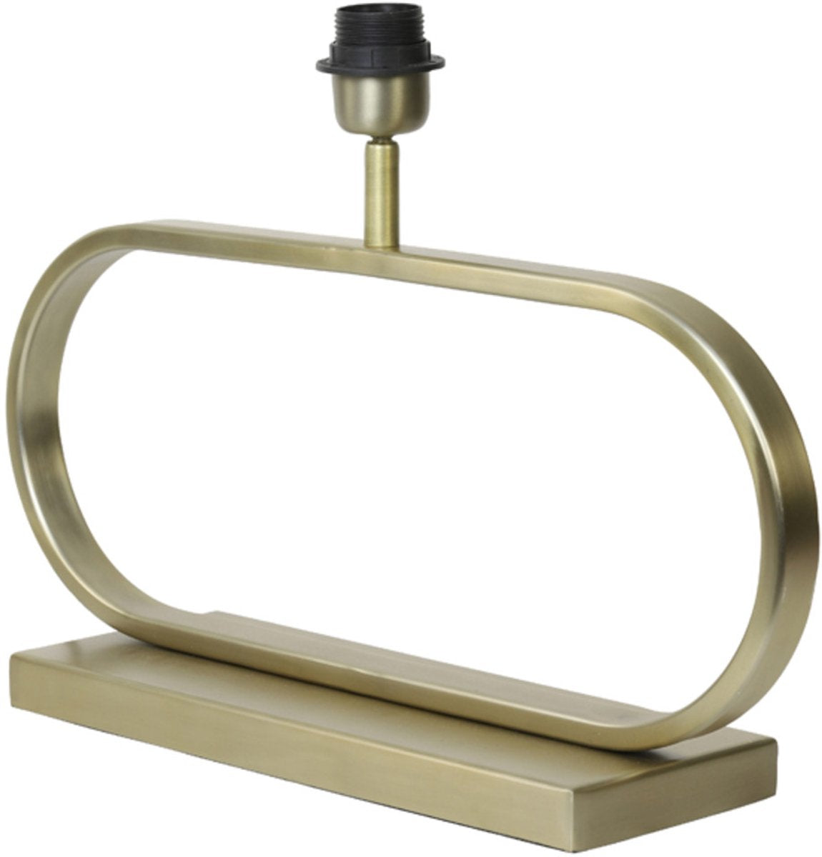 Light & Living Lampe à poser Jamiro 27 cm - Or clair - Métal - Abat-jour excl.