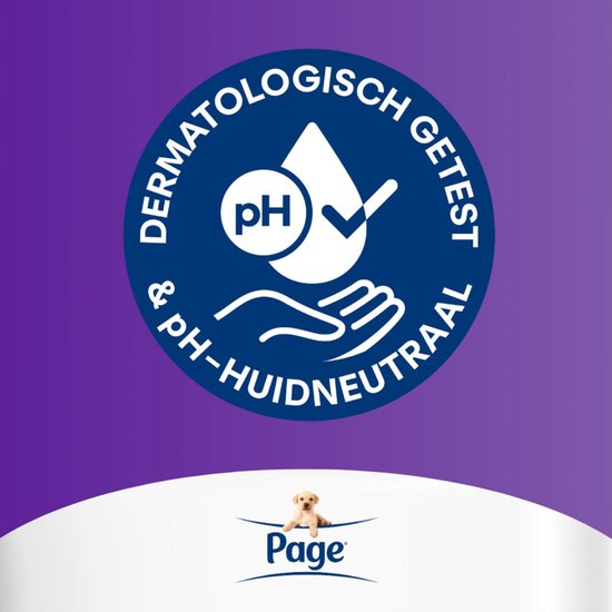 Page® papier hygiénique - Frais et apaisant (Care) - avec lotion de soin - 456 feuilles - 12 x 38 pièces - Emballage économique