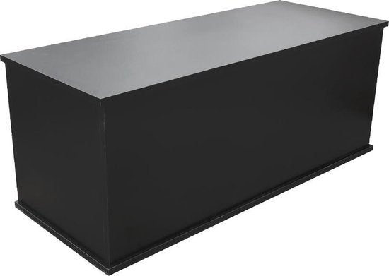 VDD Boîte de rangement - 100x40x40 cm - Boîte à jouets et à couvertures - Noir