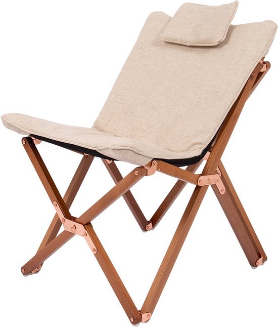 Bo-Camp - Urban Outdoor - Fauteuil de relaxation enfant - Bloomsbury - S - Polyester Oxford - Beige