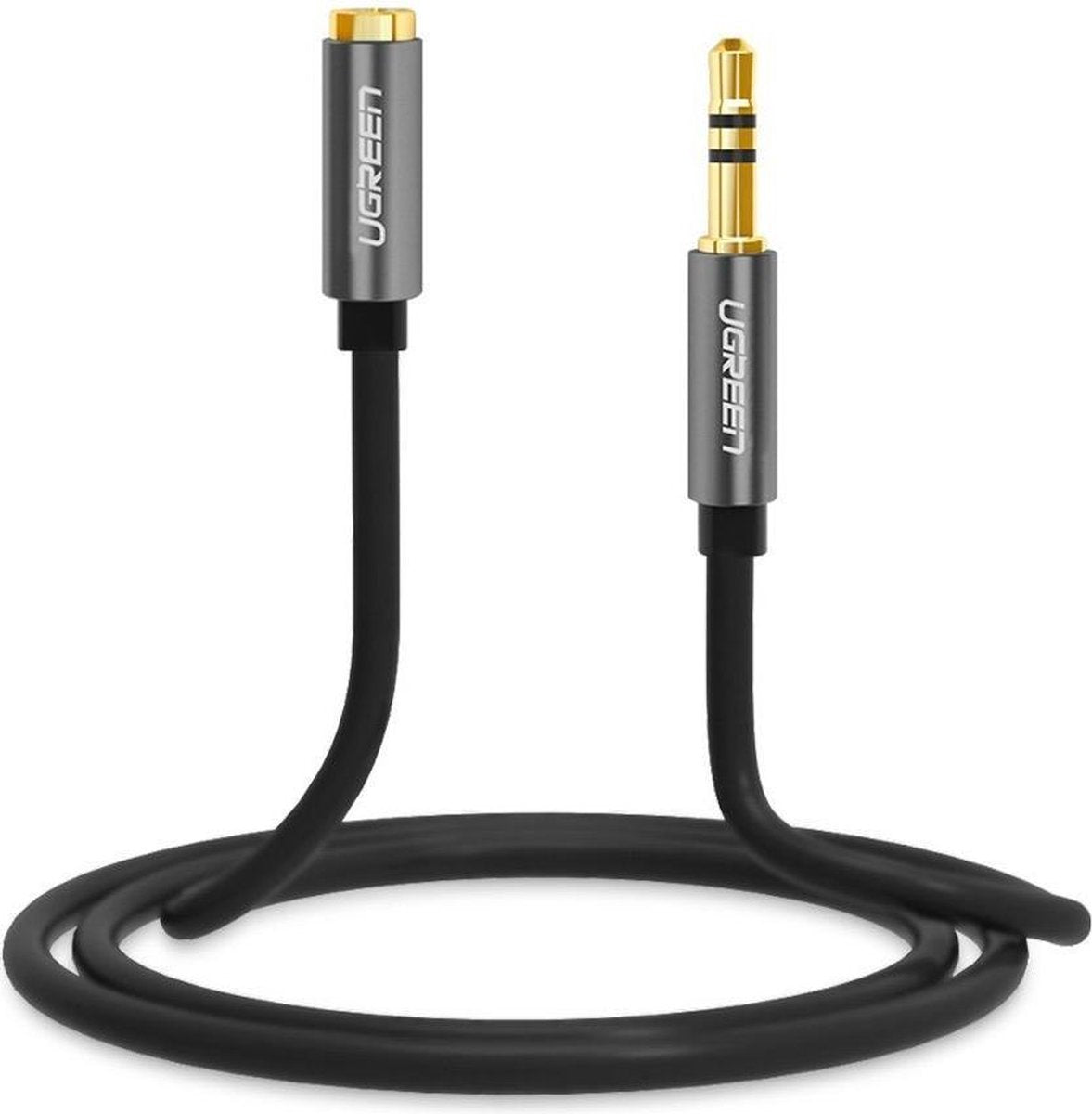 Ugreen - Câble de rallonge Audio Jack AUX 3.5mm - 2 mètres - 3.5mm Femelle - Transparent