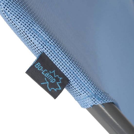 Bo-Camp - Chaise de plage - Penco - 3 positions - Acier - Bleu