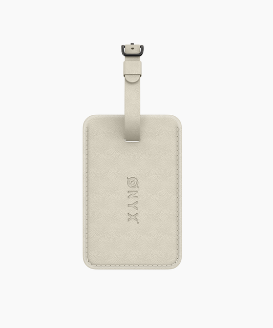 Étiquette pour valise Onyx - Blanc ivoire – Un accessoire de voyage élégant et intemporel