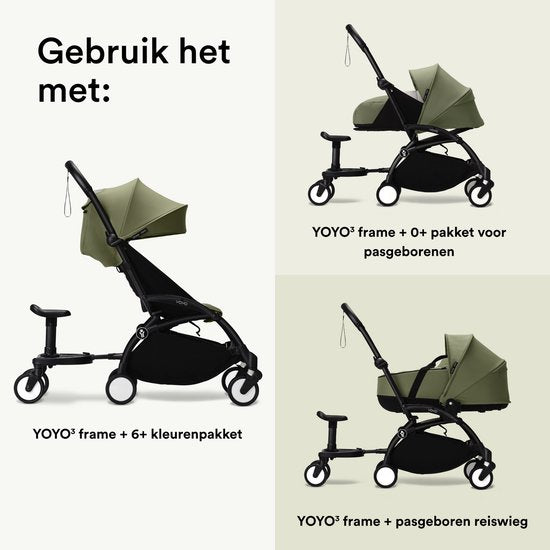 Stokke YOYO Board - Facile à installer sur la poussette YOYO - Siège supplémentaire pour les enfants pesant jusqu'à 20 kg