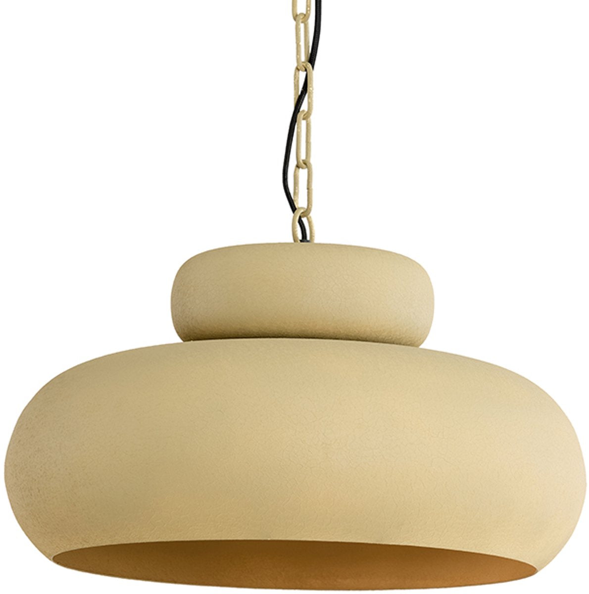 Light & Living Lampe pendante Neiva - Ø46x30cm - Moderne - Pour salle à manger, chambre, salon - Marron clair