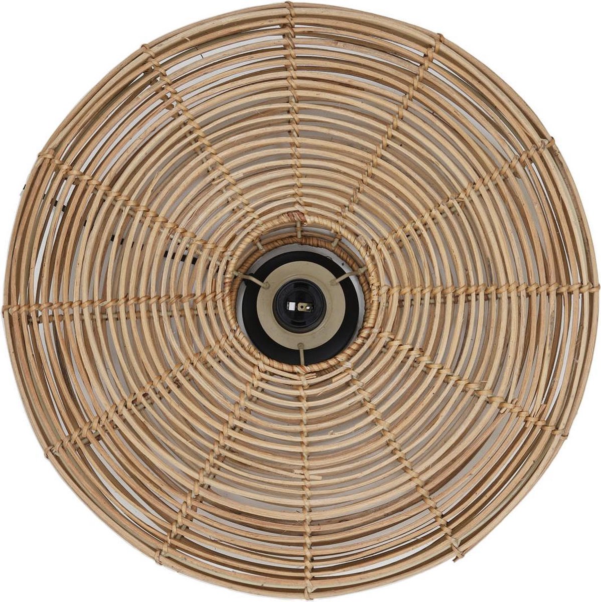 Light & Living Applique Mataka Rattan Ø51 cm - Marron - Applique ronde - Luminaires d'intérieur