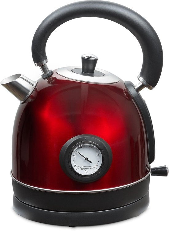 MOA Retro Kettle Red 1.8 litres - Électrique - acier inoxydable - EK3TR