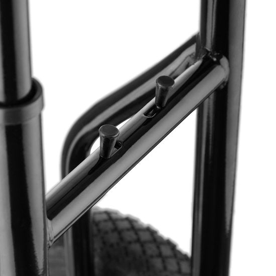 tectake® - Chariot jusqu'à 100kg - chariot de transport - robuste avec cadre extensible.