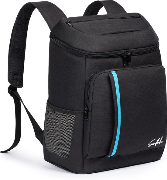 Sac à dos isotherme 20 litres - Sac à dos isotherme compact - Sac à dos isotherme léger - Noir - Sunflake