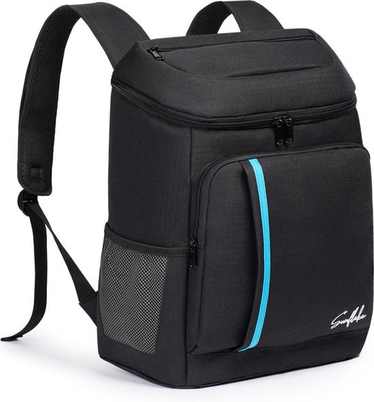Sac à dos isotherme 20 litres - Sac à dos isotherme compact - Sac à dos isotherme léger - Noir - Sunflake