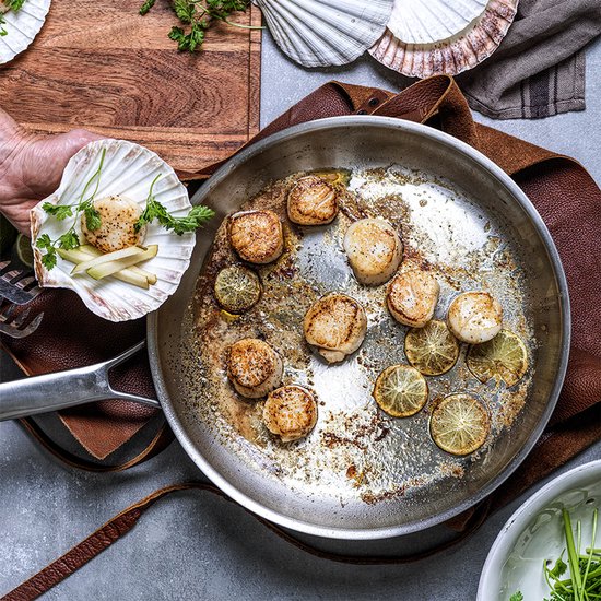 Merten & Storck Batterie de cuisine en acier inoxydable 4 pièces