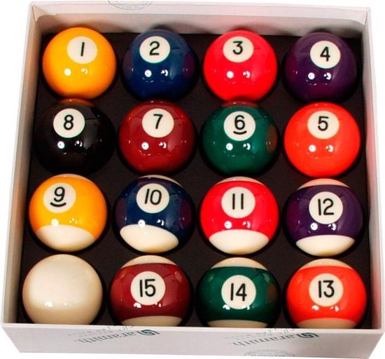 Jeu de boules de billard Aramith Standard 54,0 mm