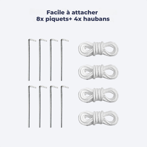 Tonnelle de jardin - LifeGoods - 3x3 m - Pliable - Imperméable - Avec sac de transport - Noir